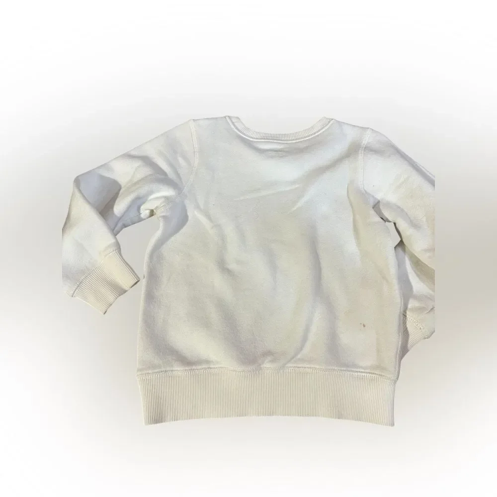 Carter's White Sweatshirt with Mighty Cool Print Sz 4T
